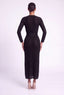 Knitted Crystal Set in Black - Bendita Boutique Dubai, view 4