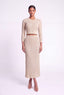 Knitted Crystal Set in Gold - Bendita Boutique Dubai, view 3