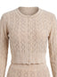 Knitted Crystal Set in Gold - Bendita Boutique Dubai, view 4