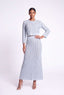 Knitted Crystal Set in Ice Blue - Bendita Boutique Dubai, view 3