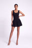 Knitted Mini Dress in Black - Bendita Boutique Dubai