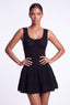 Knitted Mini Dress in Black - Bendita Boutique Dubai, view 3
