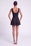 Knitted Mini Dress in Black - Bendita Boutique Dubai, view 4