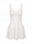 Knitted Mini Dress. Ivory