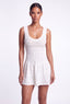 Knitted Mini Dress. Ivory