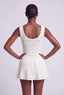 Knitted Mini Dress. Ivory