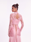Lace Sleeves. Pink