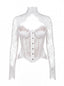 Lace Sleeves. Ivory