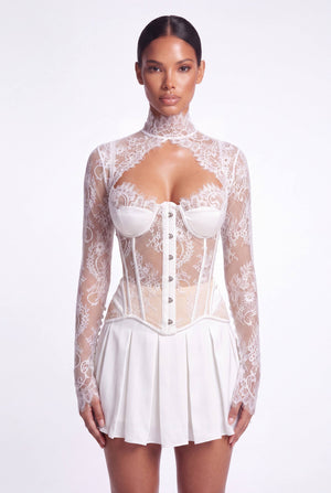 Lace Sleeves. Ivory