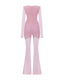Luna Jumpsuit. Blush Pink