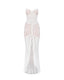 Maris Lace Gown. Ivory