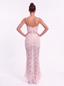 Maris Lace Gown. Pink