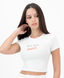 Crop T-Shirt Habibti. White