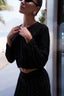 Knitted Crystal Set. Black
