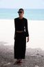 Knitted Crystal Set. Black