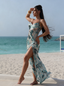 Safari Maxi Viscose Dress