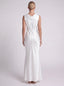Knot Slip Dress. Ivory