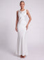 Knot Slip Dress. Ivory