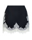 Love Mini Skirt. Black - White Lace