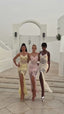 Maris Lace Gown. Pink